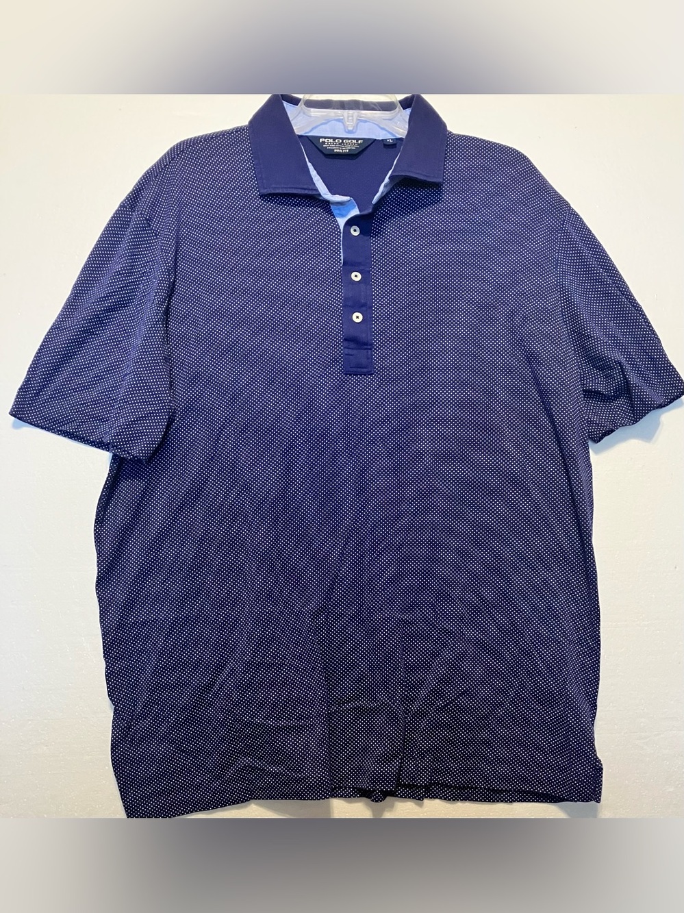 Ralph Lauren Navy Microdot Short-Sleeve Polo